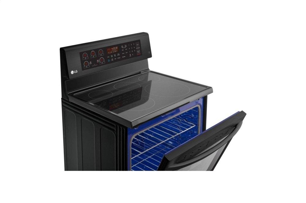 Lg LRE3194BM 6.3 Cu. Ft. Electric Single Oven Range With True Convection And Easyclean®