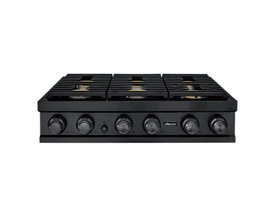 Dacor DTT36M876PM 36" Rangetop, Graphite Stainless Steel, Liquid Propane