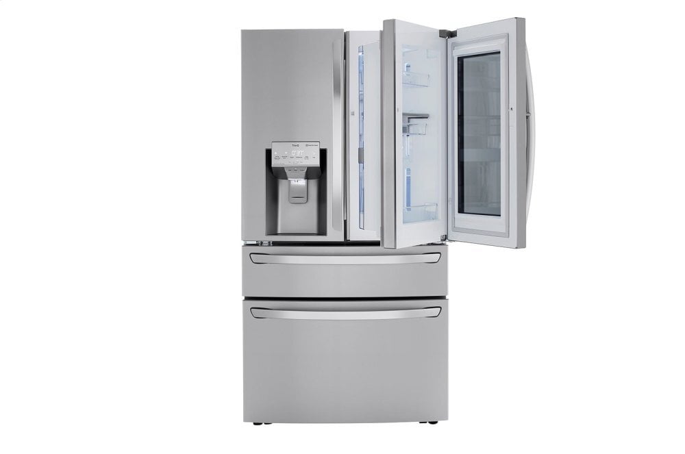 Lg LRMVS3006S 30 Cu. Ft. Smart Wi-Fi Enabled Instaview™ Door-In-Door® Refrigerator With Craft Ice™ Maker