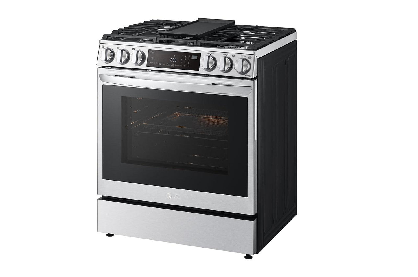 Lg LSDL6336F 6.3 Cu. Ft. Smart Wi-Fi Enabled Probake® Convection Instaview® Dual Fuel Slide-In Range With Air Fry