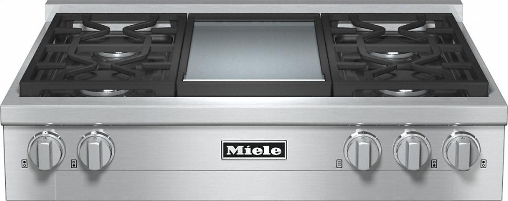 Miele KMR11361G Kmr 1136-1 G Rangetop With 4 Burners And Griddle For Versatility And Performance - Natural Gas
