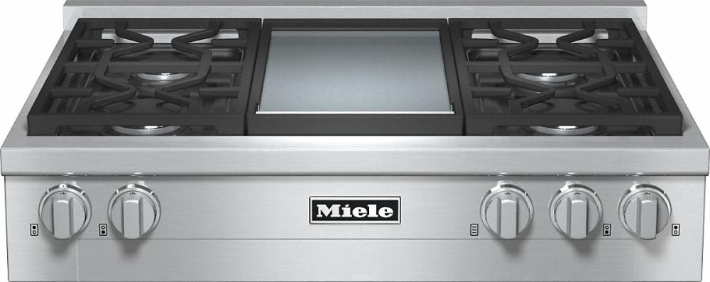Miele KMR11361LP Kmr 1136-1 G Rangetop With 4 Burners And Griddle For Versatility And Performance - Liquid Propane