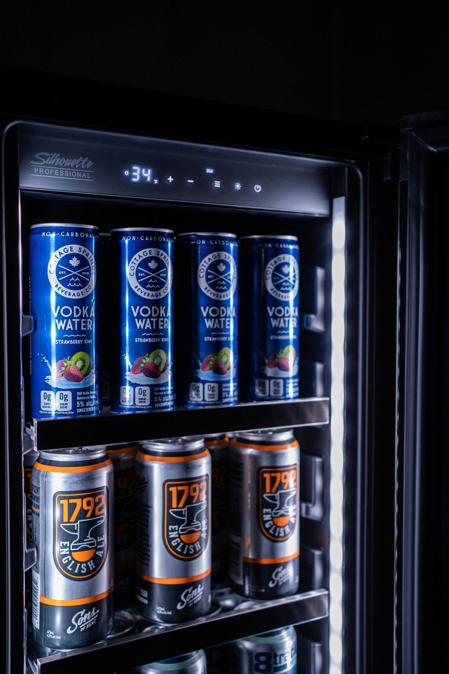 Silhouette SPRBC031D1SS Silhouette - 3.1 Cu. Ft. Built-In Under Counter Beverage Center