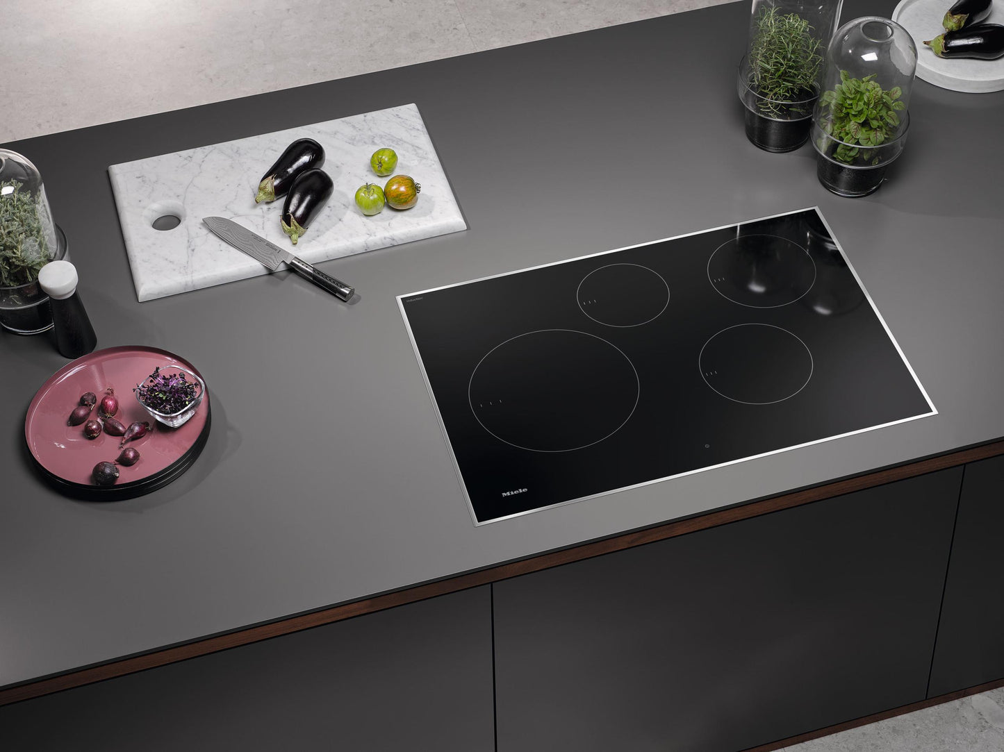 Miele KM7730FR Km 7730 Fr - Induction Cooktop With 4 Round Cooking Zones