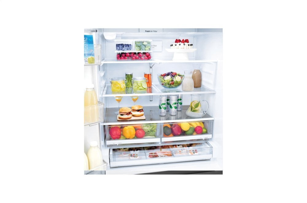 Lg LFXS26973S 26 Cu. Ft. Smart Wi-Fi Enabled French Door Refrigerator