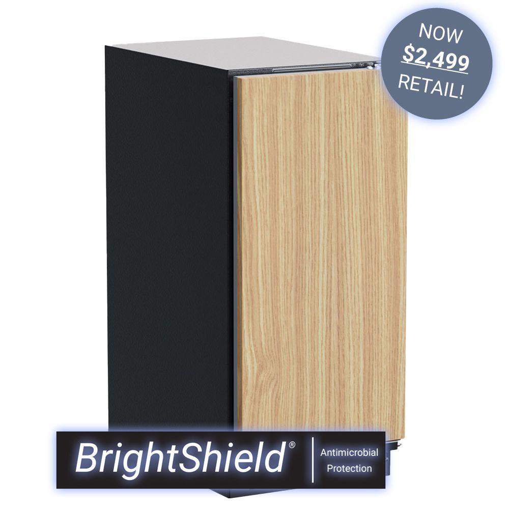 Marvel MLCP215IS81A 15-In Built-In Clear Ice Machine With Factory-Installed Pump, Brightshield Lighting With BrightshieldU2122 - Yes, Door Style - Panel Ready