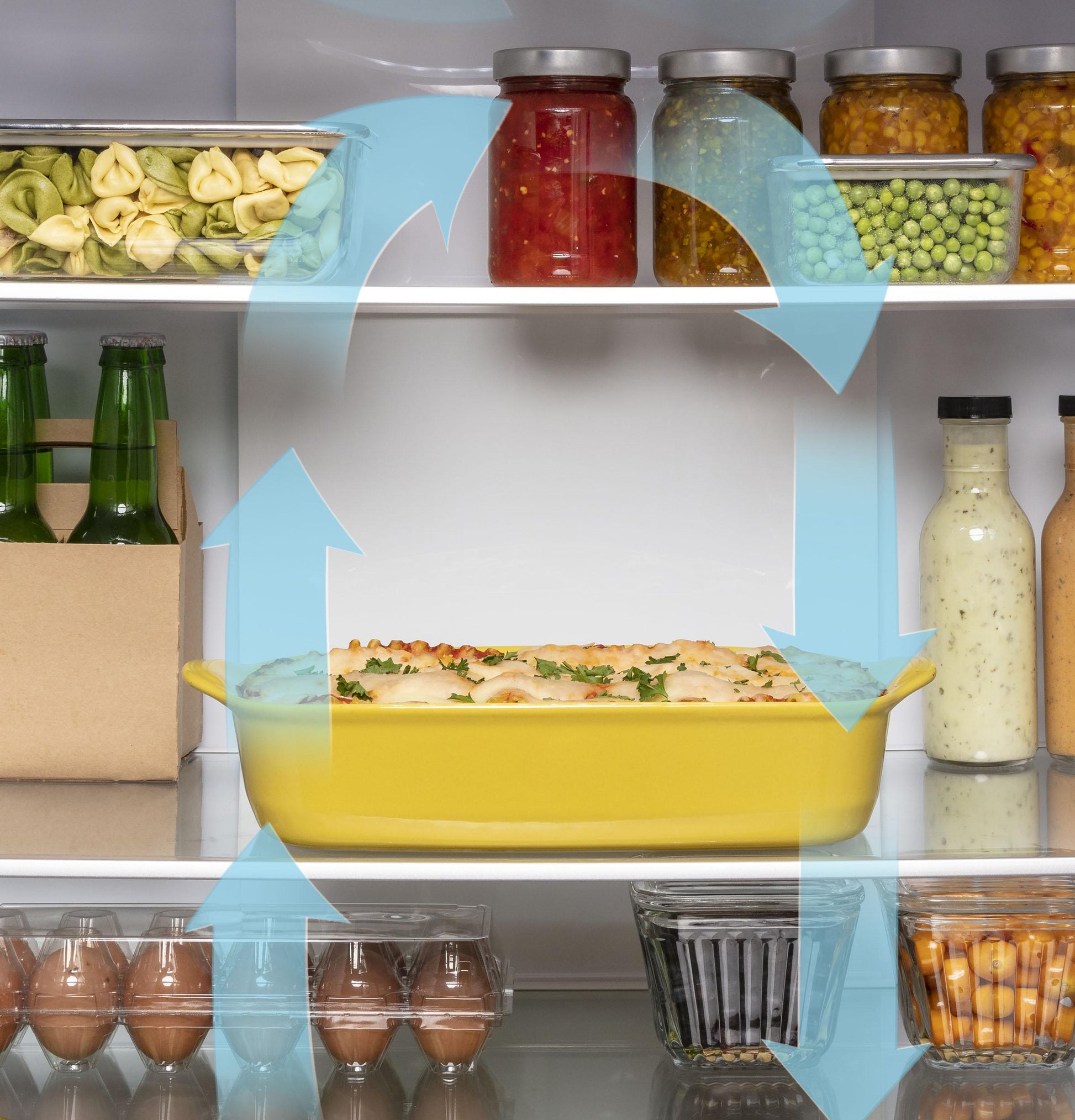 Ge Appliances GBE17HYRFS Ge® Energy Star® 17.7 Cu. Ft. Counter-Depth Bottom-Freezer Refrigerator