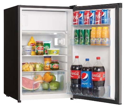 Danby DCR045B1BSLDB3 Danby 4.5 Cu. Ft. Compact Refrigerator With True Freezer