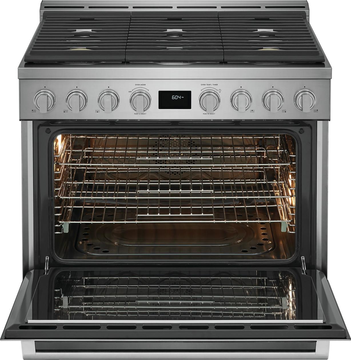 Electrolux ECFG3668AS Electrolux 36" Front Control Freestanding Gas Range