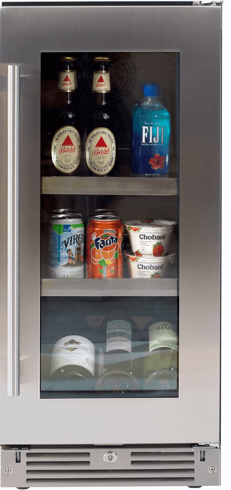 Xo Appliance XOU15BCGSR 15In Beverage Center Ss Glass Rh