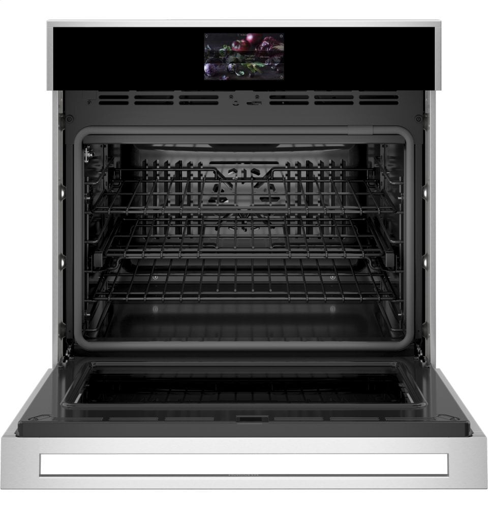 Monogram ZTS90DSSNSS Monogram 30" Smart Electric Convection Single Wall Oven Minimalist Collection