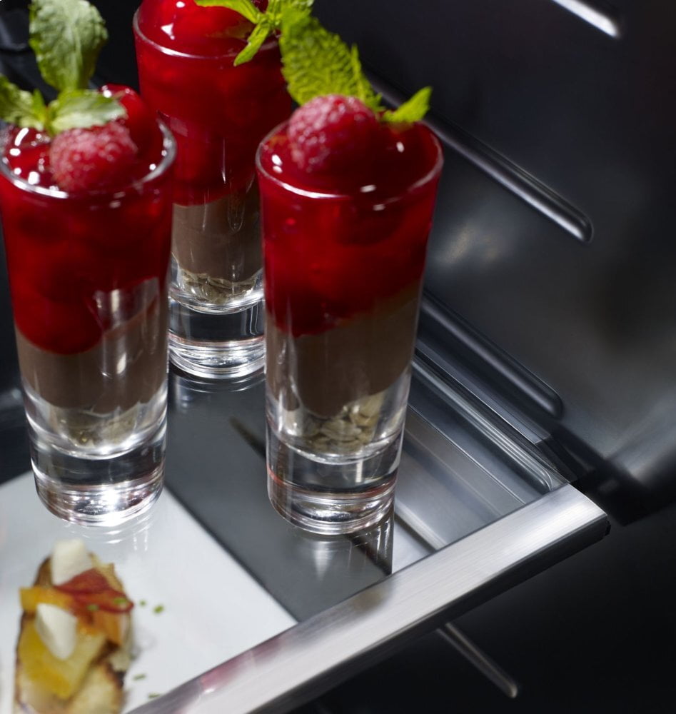 Kitchenaid KURR304ESS 24" Undercounter Refrigerator With Glass Door And Metal Trim Shelves - Stainless Steel