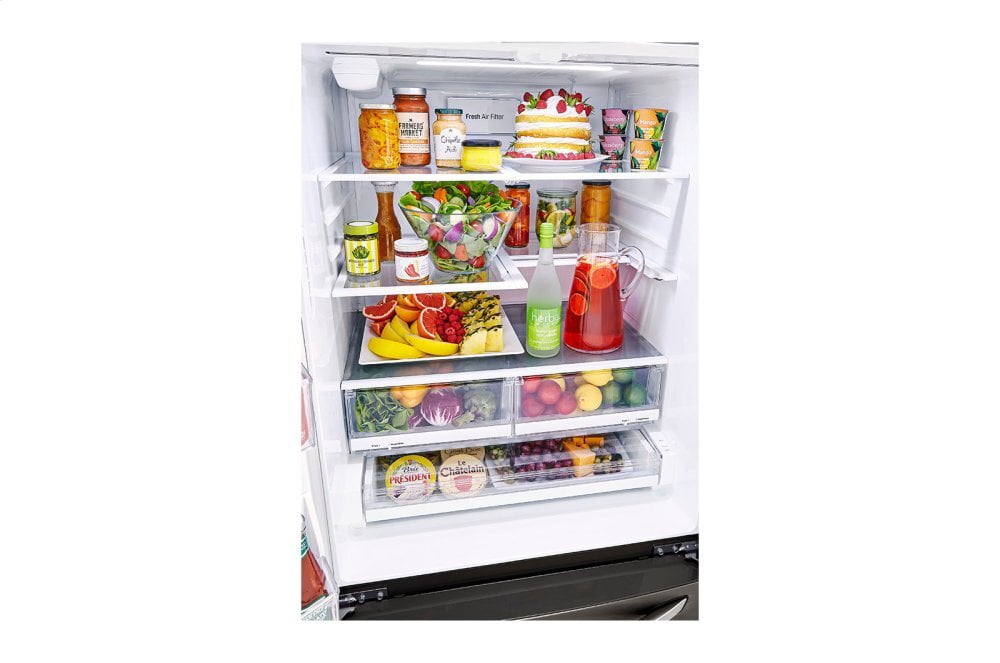 Lg LRFXS2503D 25 Cu. Ft. Smart Wi-Fi Enabled French Door Refrigerator