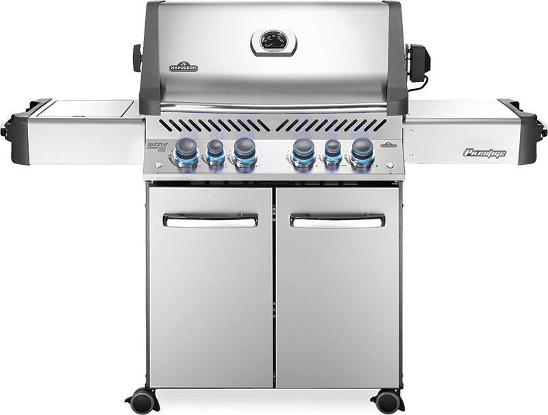 Napoleon Bbq P500RSIBPSS3 Prestige 500 Rsib With Infrared Side And Rear Burners , Stainless Steel , Propane