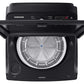 Samsung WA50B5100AV 5.0 Cu. Ft. Large Capacity Top Load Washer With Deep Fill And Ez Access Tub In Brushed Black