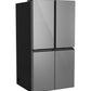 Cafe CAE28DM5TS5 Café™ Energy Star® 27.4 Cu. Ft. Smart Quad-Door Refrigerator In Platinum Glass With Dual-Dispense Autofill Pitcher