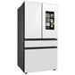 Samsung RF29BB890012 Bespoke 4-Door French Door Refrigerator (29 Cu. Ft.) With Family Hub™ In White Glass