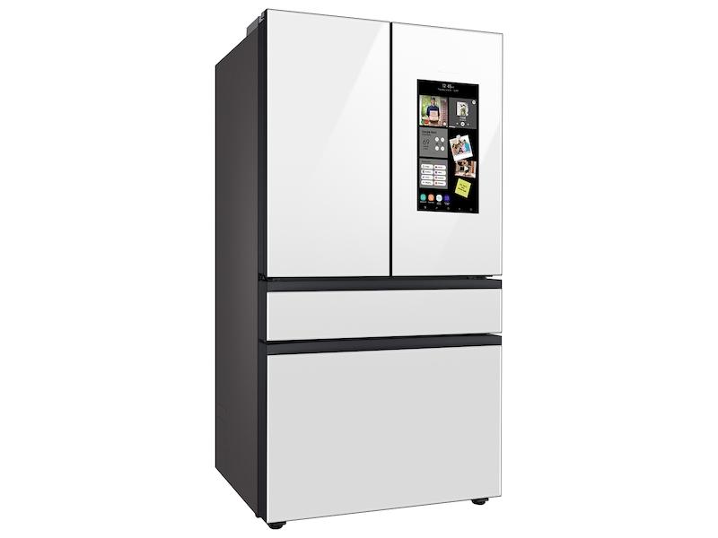 Samsung RF29BB890012 Bespoke 4-Door French Door Refrigerator (29 Cu. Ft.) With Family Hub&#8482; In White Glass