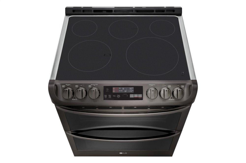Lg LTE4815BD 7.3 Cu. Ft. Smart Wi-Fi Enabled Electric Double Oven Slide-In Range With Probake Convection® And Easyclean®