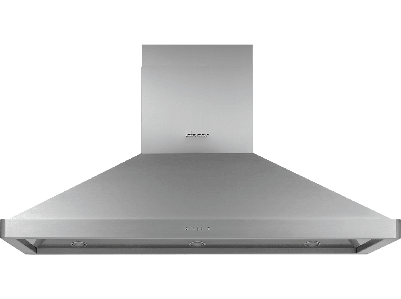 Dacor DHI542 54" Chimney Island Hood, Silver Stainless Steel