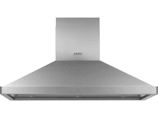 Dacor DHI542 54" Chimney Island Hood, Silver Stainless Steel