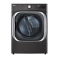 Lg DLEX8900B 9.0 Cu. Ft. Mega Capacity Smart Wi-Fi Enabled Front Load Electric Dryer With Turbosteam™ And Built-In Intelligence