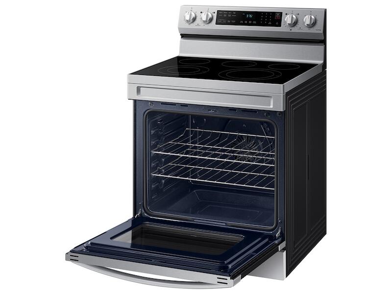 Samsung NE63A6511SS 6.3 Cu. Ft. Smart Freestanding Electric Range With No-Preheat Air Fry & Convection In Stainless Steel