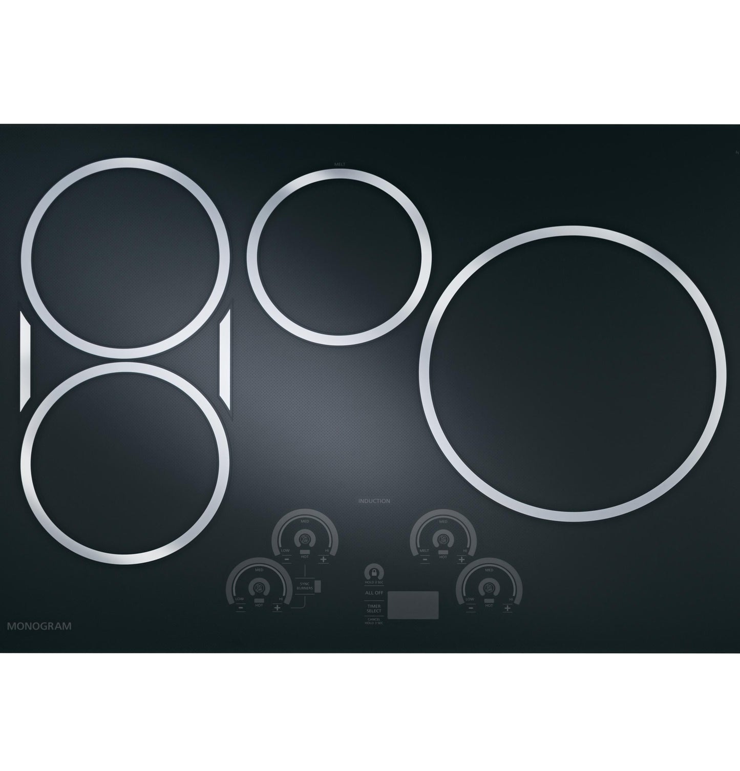 Monogram ZHU30RDJBB Monogram 30" Induction Cooktop