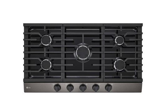 Lg CBGJ3623D 36" Gas Cooktop With Ultraheat™ 20K Btu Burner