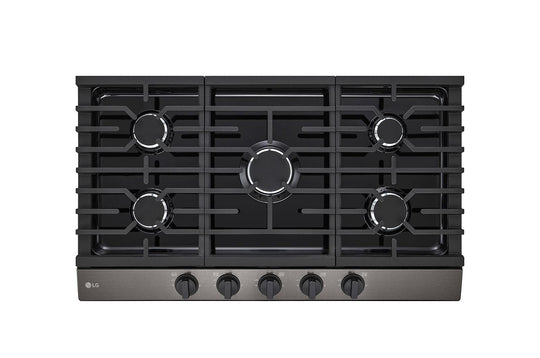 Lg CBGJ3623D 36" Gas Cooktop With Ultraheat™ 20K Btu Burner