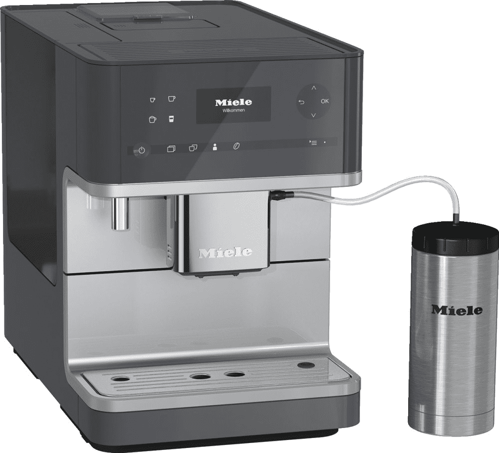 Miele CM6350 GRAPHITE GREY Cm 6350 - Countertop Coffee Machine With Onetouch For Two Feature And Integrated Cup Warmer For Perfect Coffee.