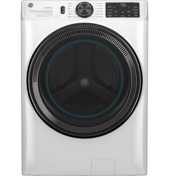 Ge Appliances GFW655SSVWW Ge® 5.0 Cu. Ft. Capacity Smart Front Load Energy Star® Steam Washer With Smartdispense™ Ultrafresh Vent System With Odorblock™ And Sanitize + Allergen