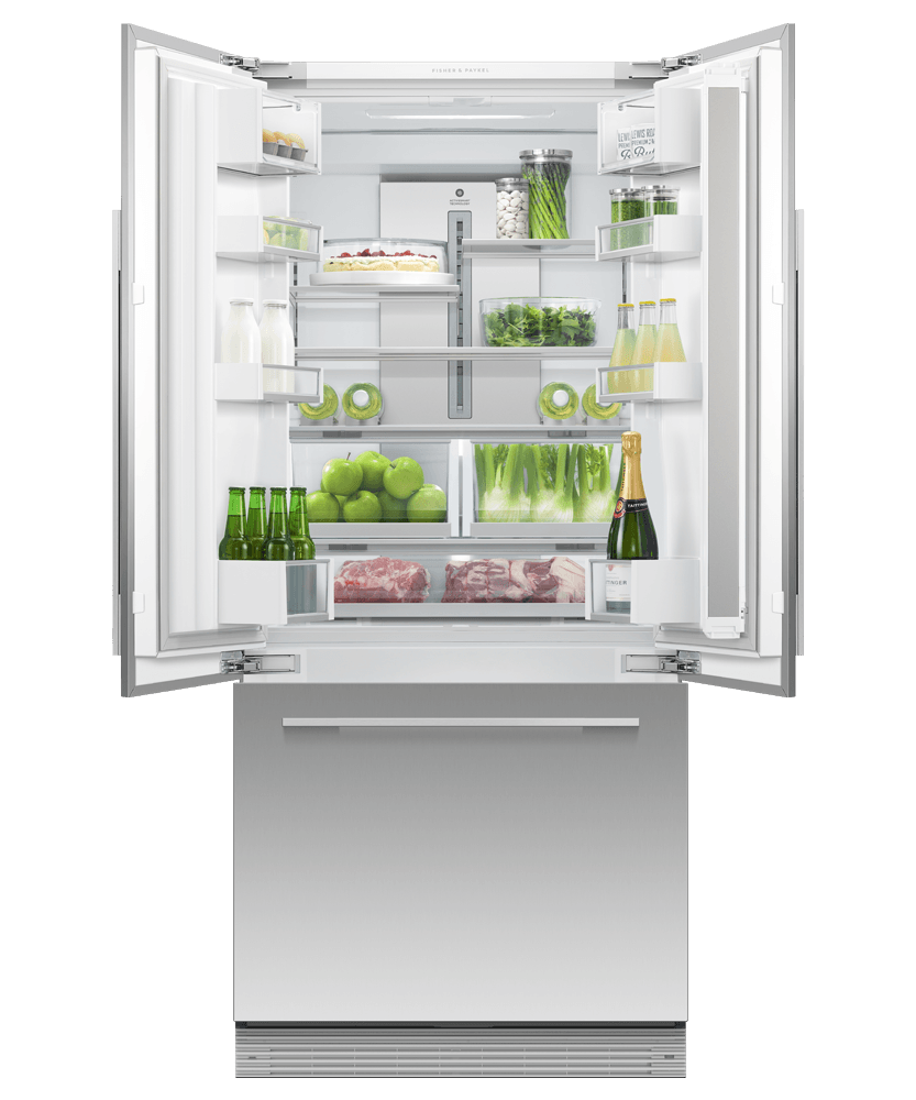 Fisher & Paykel RS32A72U1 Integrated French Door Refrigerator Freezer, 32", Ice & Water