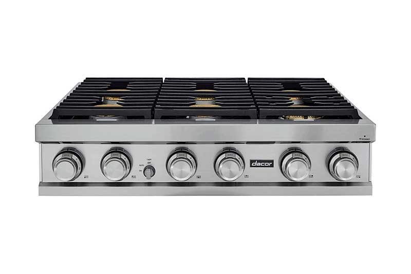 Dacor DTT36M876HS 36" Rangetop, Stainless Steel, Natural Gas/High Altitude
