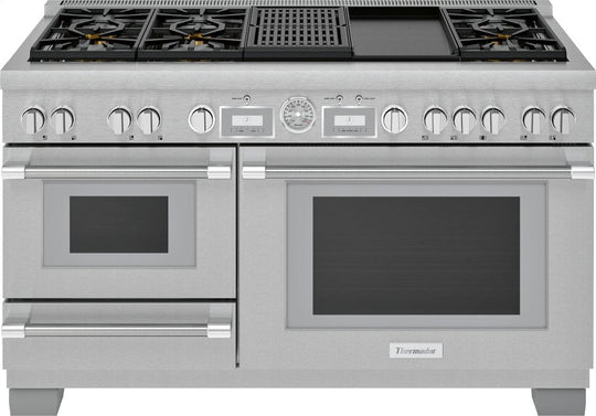 Thermador PRD606WCSG 60-Inch Pro Grand® Commercial Depth Dual Fuel Steam Range