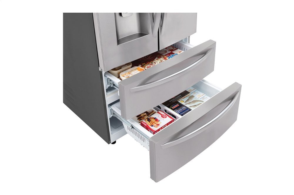 Lg LMXS28626S 28 Cu.Ft. Smart Wi-Fi Enabled French Door Refrigerator