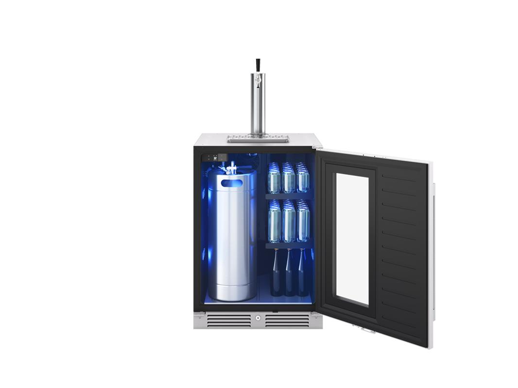 Zephyr PRKB24C01AG 24" Kegerator & Beverage Cooler