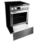 Danby DRCA240BSS Danby 24-In Truairfry Smooth Top Slide-In Electric Range In Stainless Steel