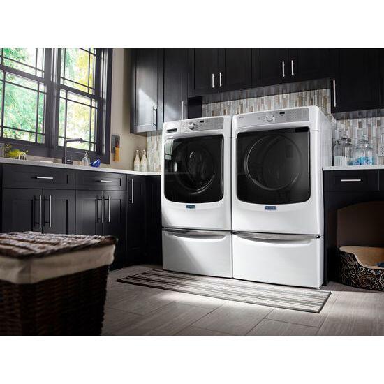 Amana XHPC155XW 15.5" Laundry Pedestal With Chrome Handle And Storage Drawer - White
