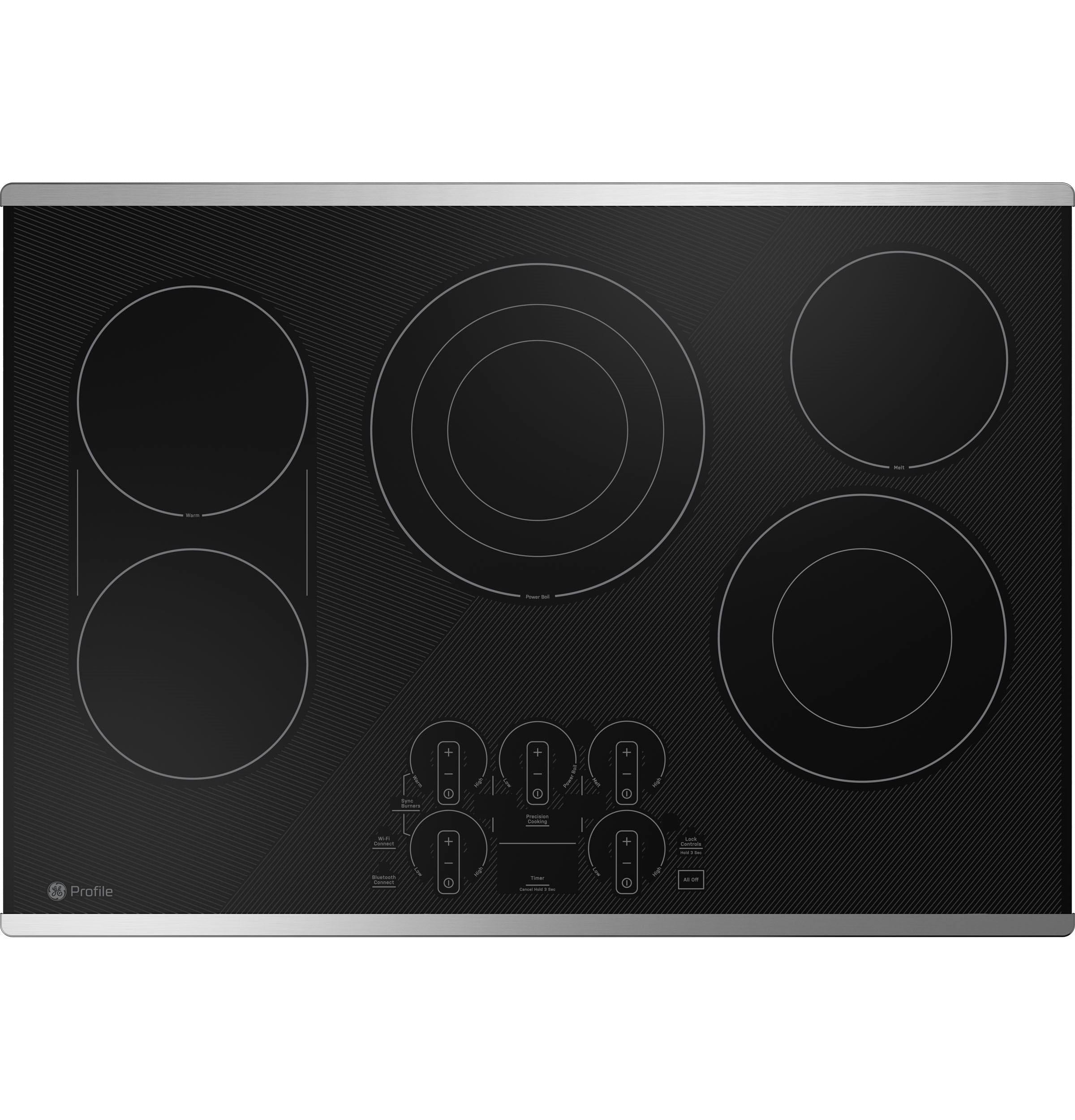 GE® 30 Black Electric Cooktop