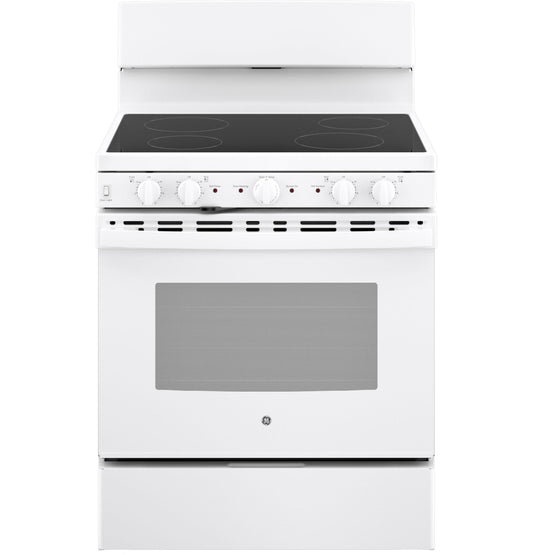 Ge Appliances JB480DTWW Ge 30" Free-Standing Electric Radiant Smooth Cooktop Range