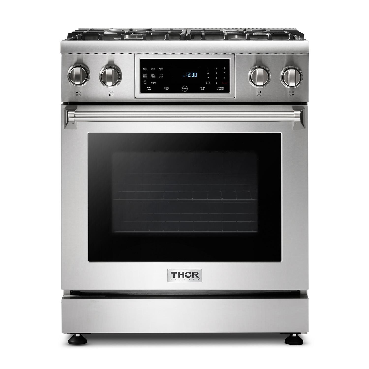 Thor Kitchen TRG3001LP 30 Inch Tilt Panel Professional Gas Range - Trg3001 / Trg3001Lp - Liquid Propane