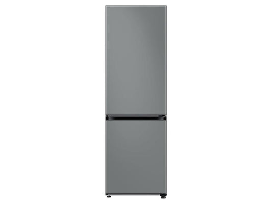 Samsung RB12A300631 12.0 Cu. Ft. Bespoke Bottom Freezer Refrigerator With Customizable Colors And Flexible Design In Grey Glass