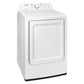 Samsung DVE41A3000W 7.2 Cu. Ft. Electric Dryer With Sensor Dry And 8 Drying Cycles In White, Open Box
