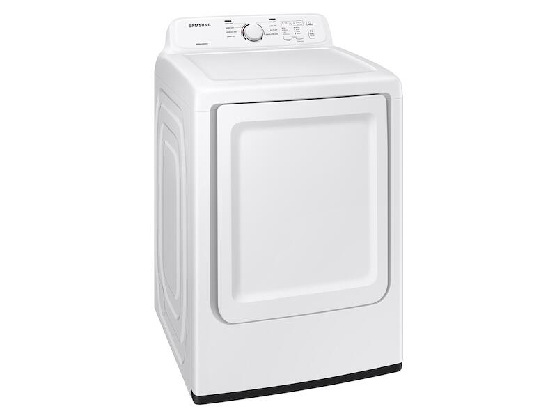 Samsung DVE41A3000W 7.2 Cu. Ft. Electric Dryer With Sensor Dry And 8 Drying Cycles In White, Open Box