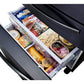 Samsung RF22R7351SG 22 Cu. Ft. Food Showcase Counter Depth 4-Door French Door Refrigerator In Black Stainless Steel