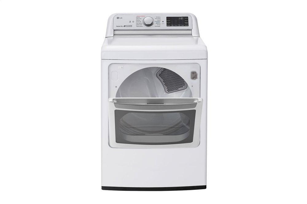 Lg DLEX7800WE 7.3 Cu.Ft. Smart Wi-Fi Enabled Electric Dryer With Turbosteam&#8482;