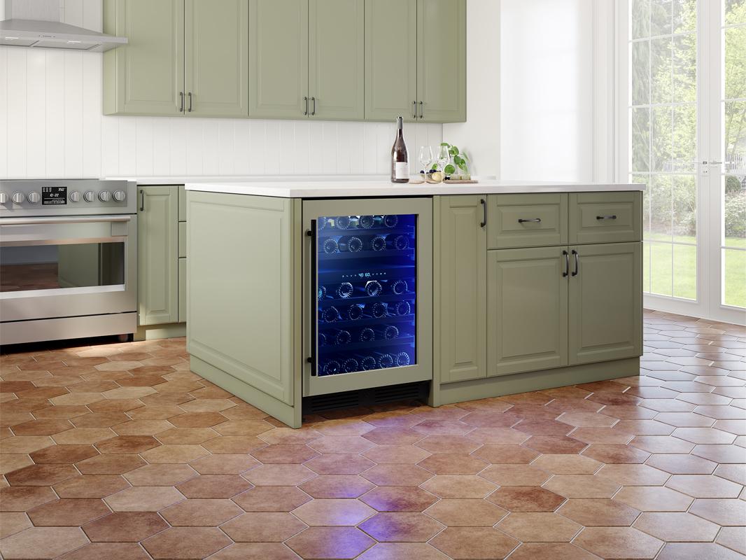 Zephyr PRW24C02CPG 24" Panel Ready Dual Zone Wine Cooler