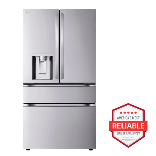 Lg LF29H8330S 29 Cu. Ft. Smart Standard-Depth Max™ 4-Door French Door Refrigerator With Full-Convert Drawer™