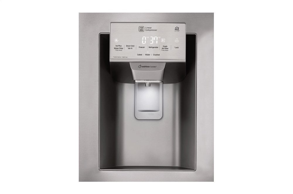 Lg LMXS28626S 28 Cu.Ft. Smart Wi-Fi Enabled French Door Refrigerator